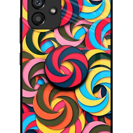 Spiral Pattern Samsung A53 5G Pop Case by Casekaro