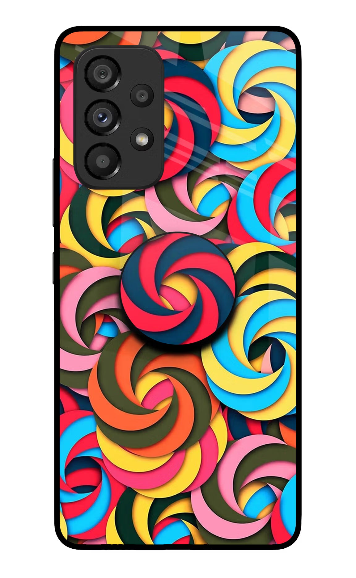 Spiral Pattern Samsung A53 5G Pop Case by Casekaro