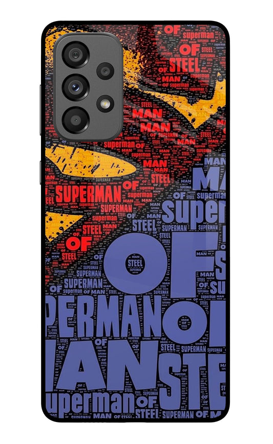 Superman Samsung A73 5G Glass Case