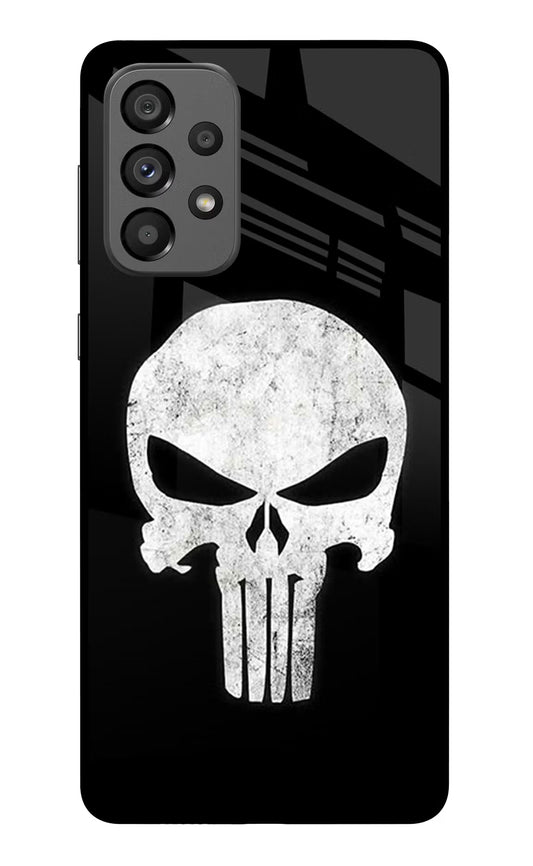 Punisher Skull Samsung A73 5G Glass Case