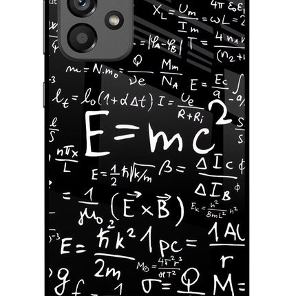 Physics Formula Samsung A73 5G Glass Case Back Cover by Casekaro