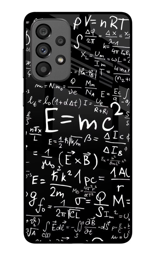 Physics Formula Samsung A73 5G Glass Case