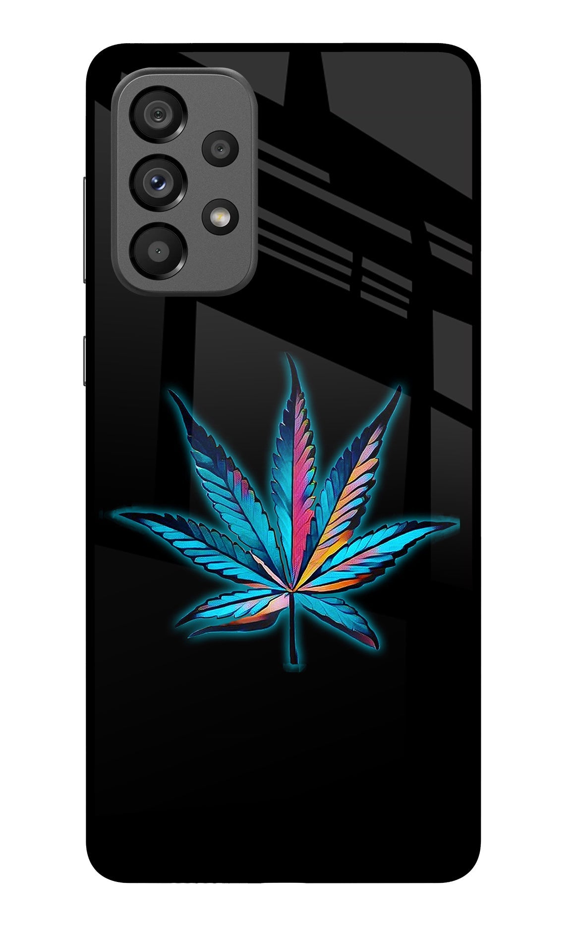Weed Samsung A73 5G Glass Case