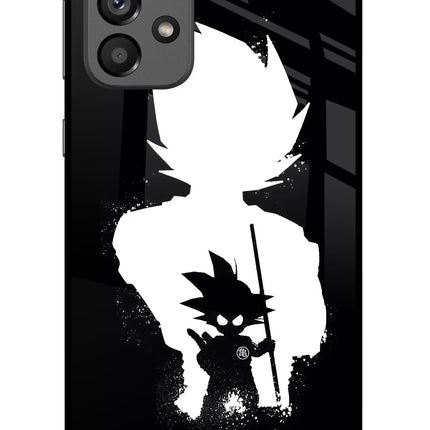 Goku Shadow Samsung A73 5G Glass Case Back Cover by Casekaro