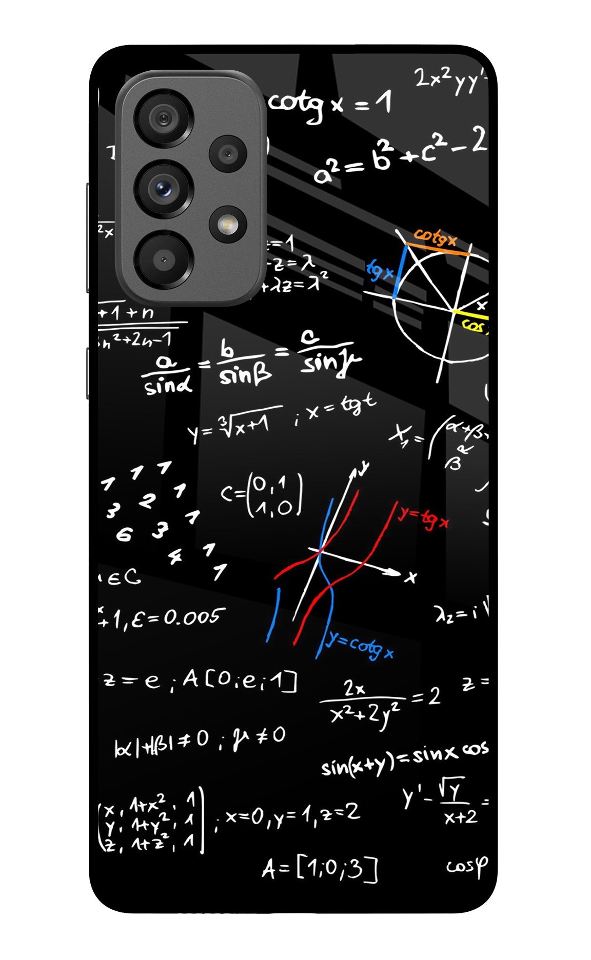 Mathematics Formula Samsung A73 5G Back Cover