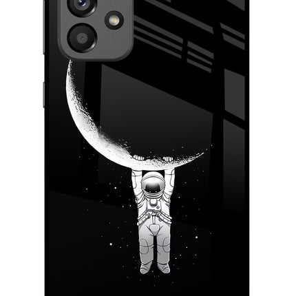 Moon Space Samsung A73 5G Glass Case