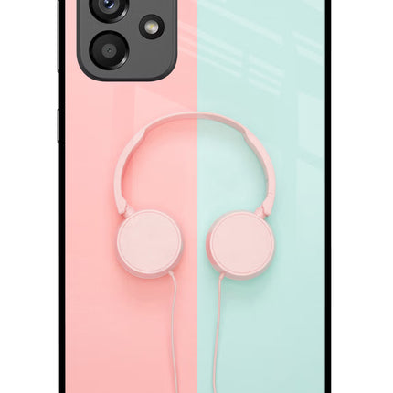 Music Lover Samsung A73 5G Glass Case Back Cover by Casekaro