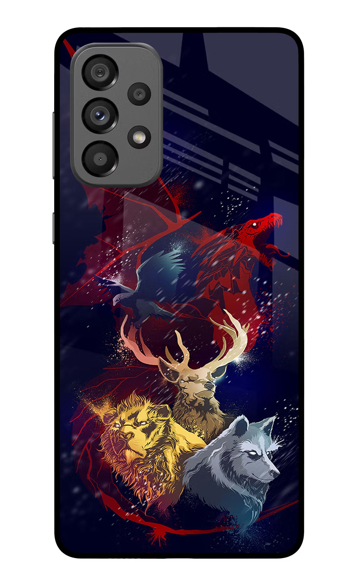 Game Of Thrones Samsung A73 5G Glass Case Back Cover by Casekaro
