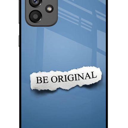 Be Original Samsung A73 5G Glass Case Back Cover by Casekaro