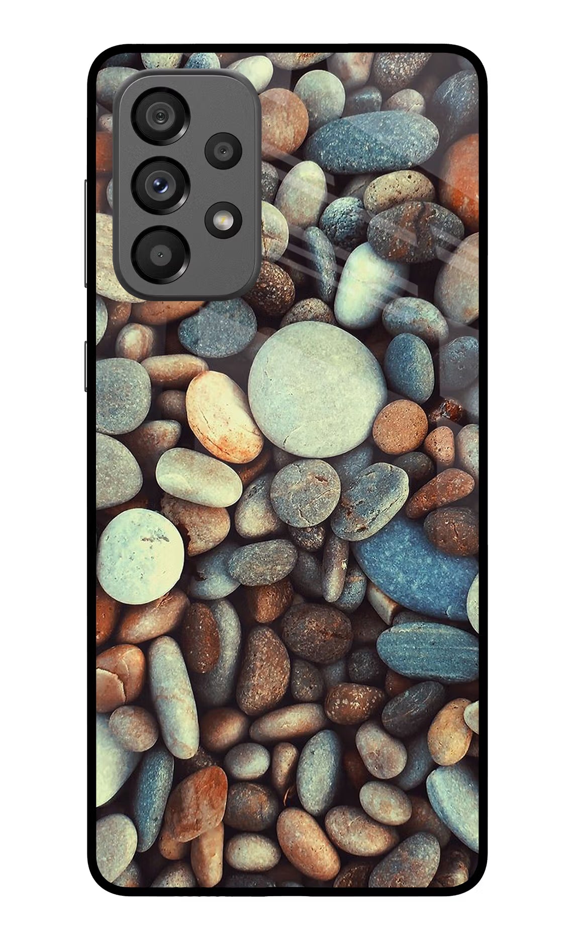 Pebble Samsung A73 5G Glass Case Back Cover by Casekaro