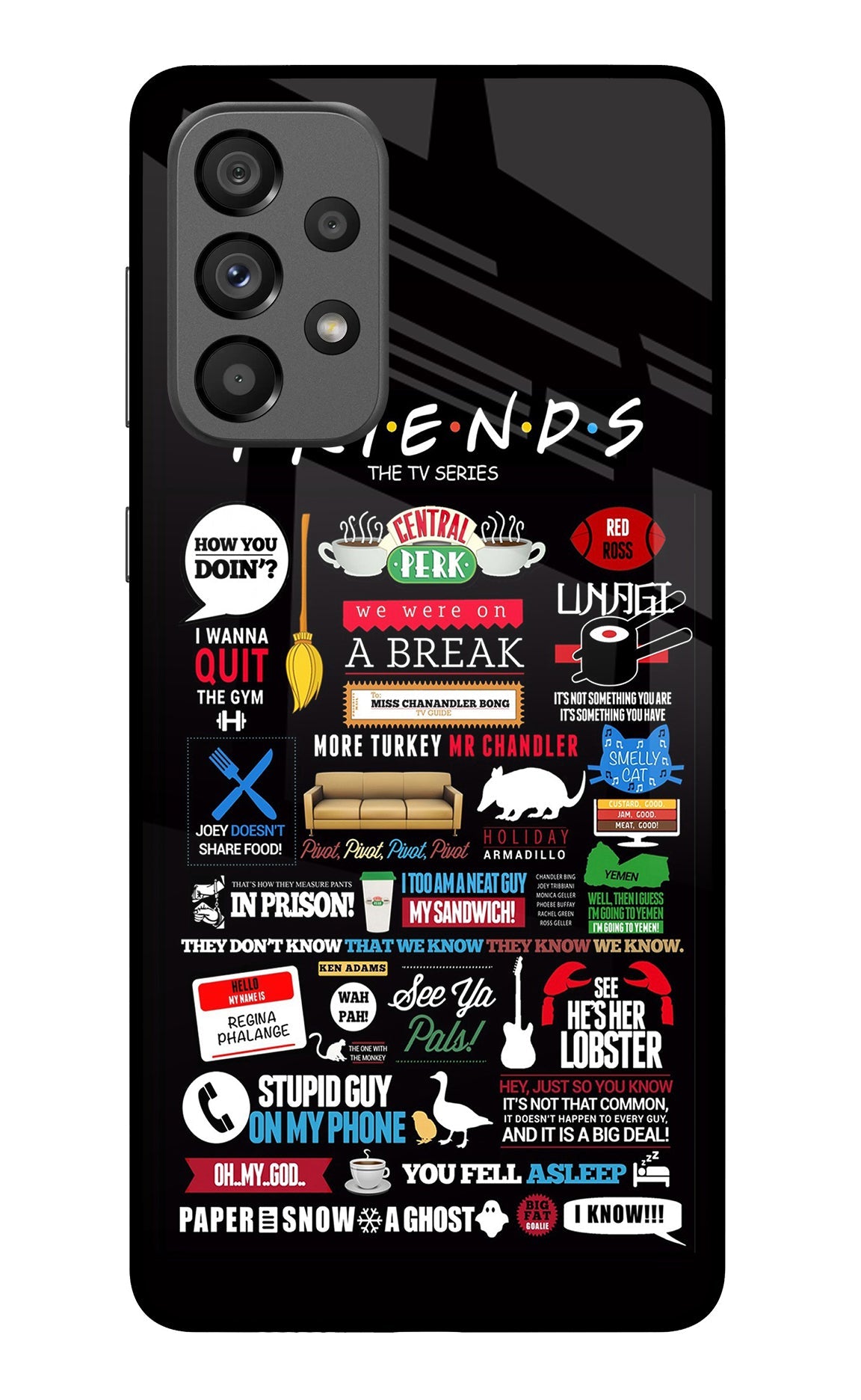 FRIENDS Samsung A73 5G Back Cover