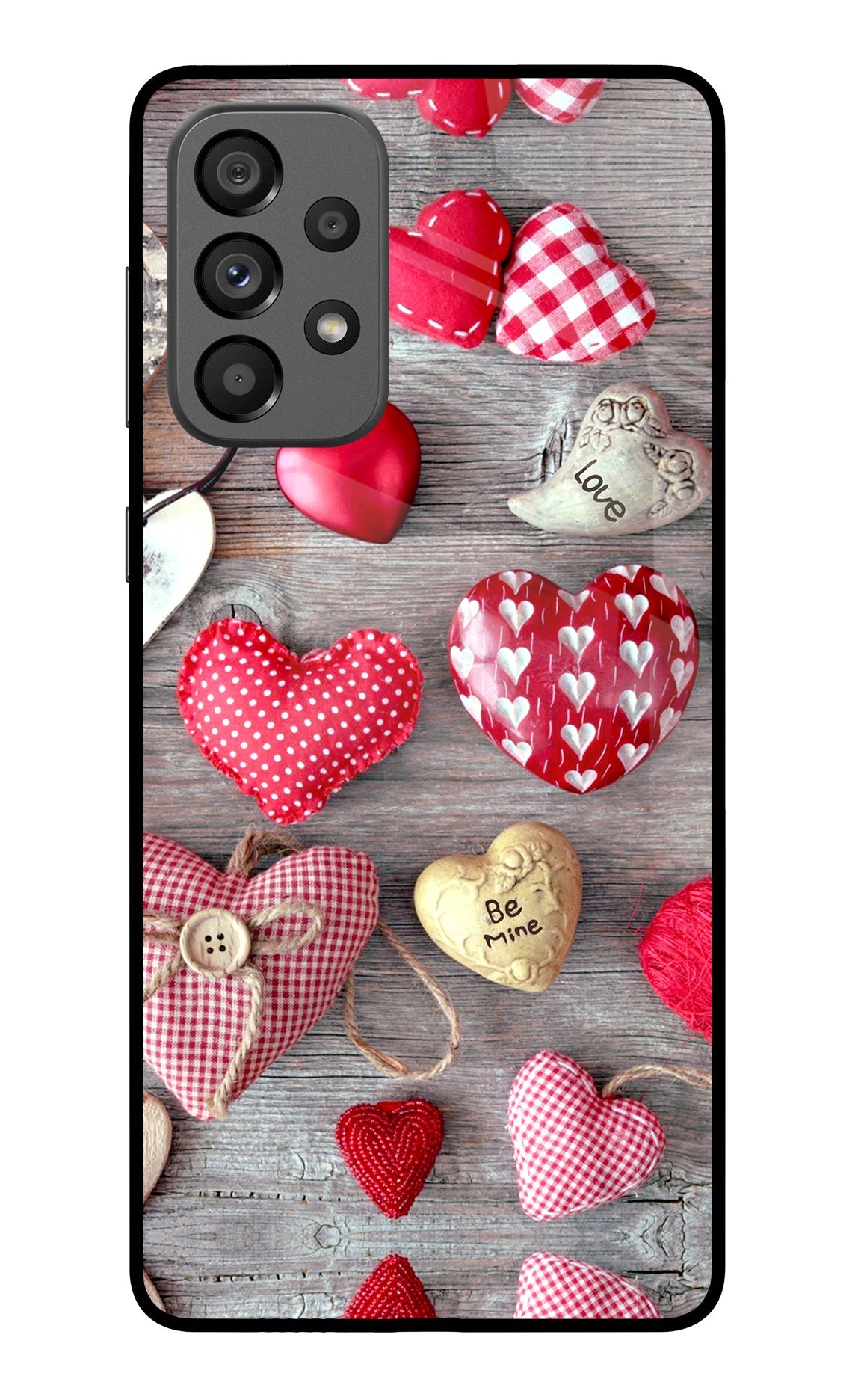 Love Wallpaper Samsung A73 5G Back Cover