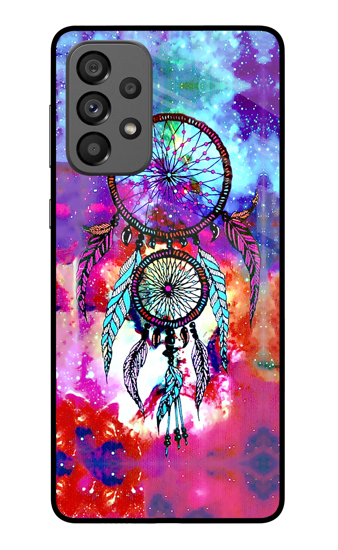 Dream Catcher Abstract Samsung A73 5G Glass Case Back Cover by Casekaro