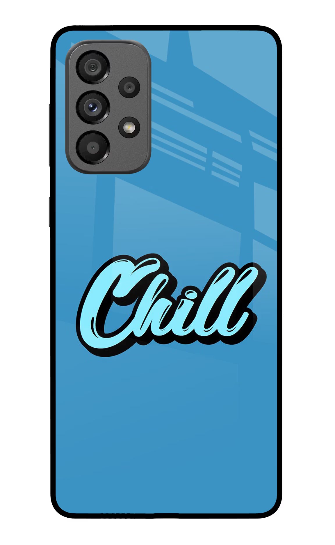 Chill Samsung A73 5G Glass Case Back Cover by Casekaro