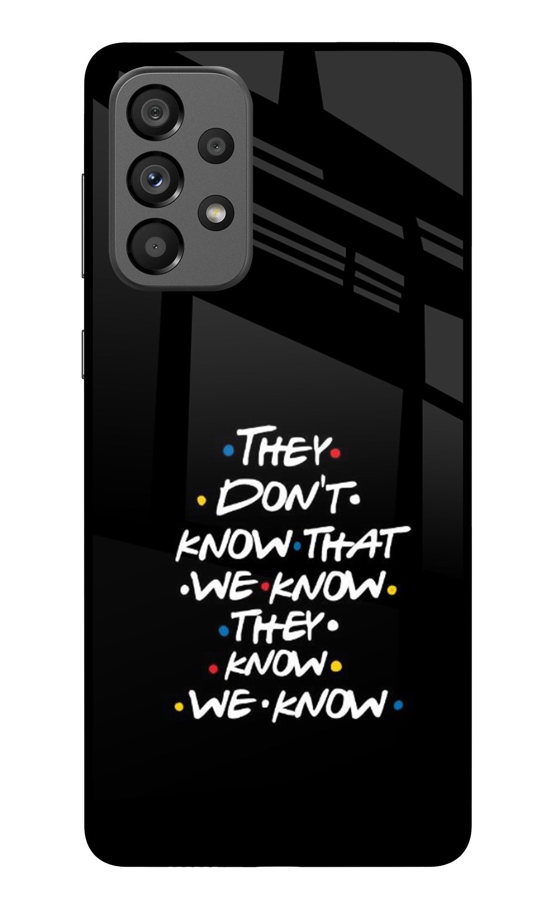 FRIENDS Dialogue Samsung A73 5G Back Cover