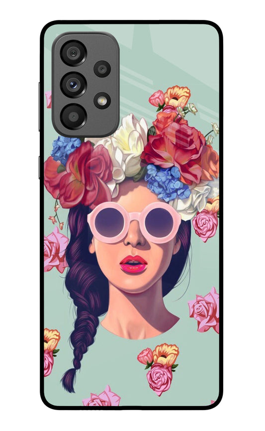 Pretty Girl Samsung A73 5G Glass Case