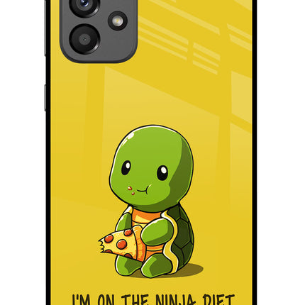 I'm on Ninja Diet Samsung A73 5G Glass Case Back Cover by Casekaro