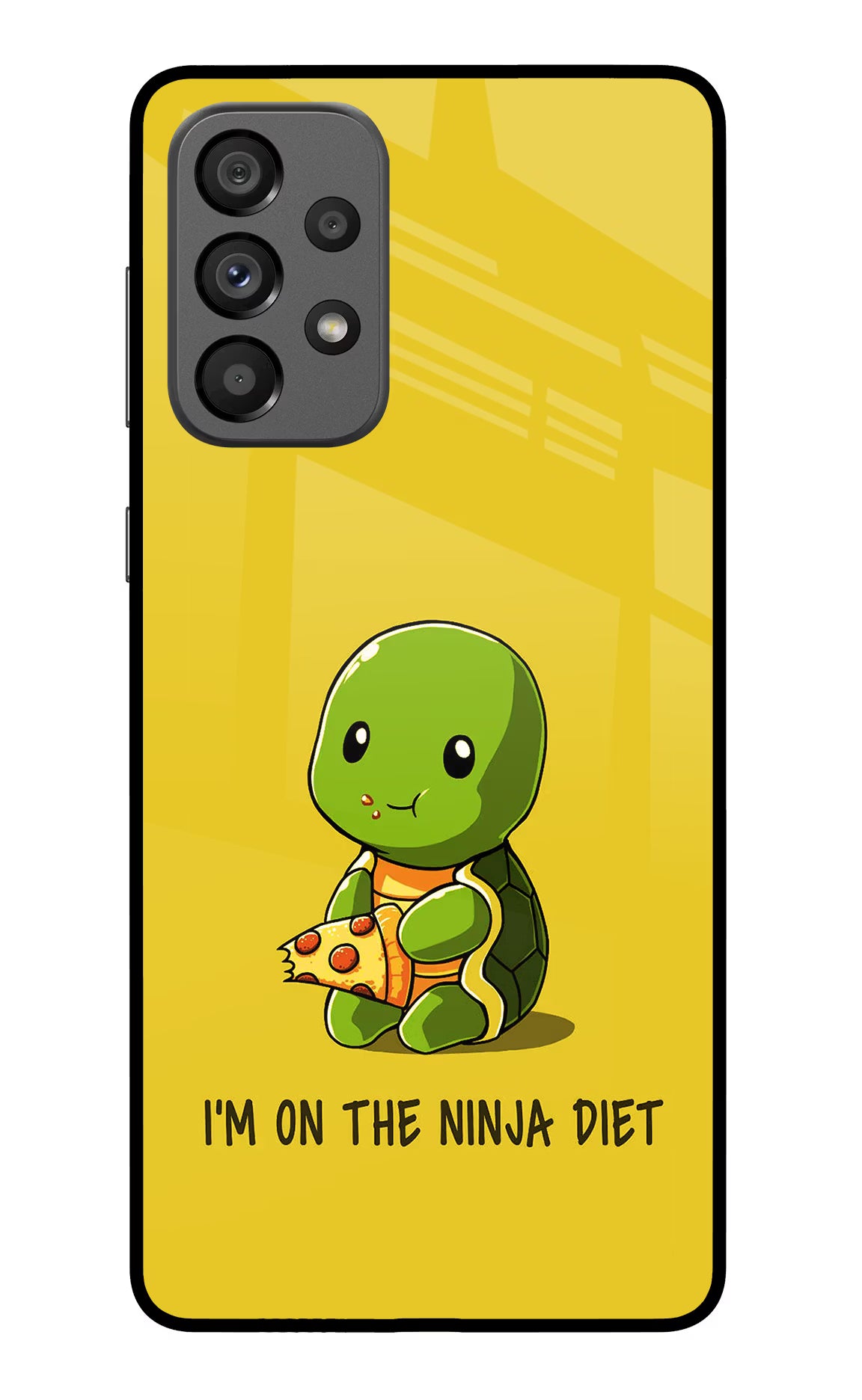 I'm on Ninja Diet Samsung A73 5G Glass Case Back Cover by Casekaro