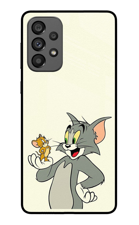 Tom & Jerry Samsung A73 5G Glass Case