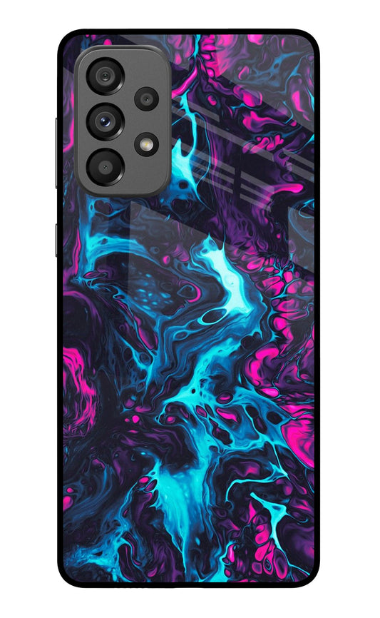 Abstract Samsung A73 5G Glass Case