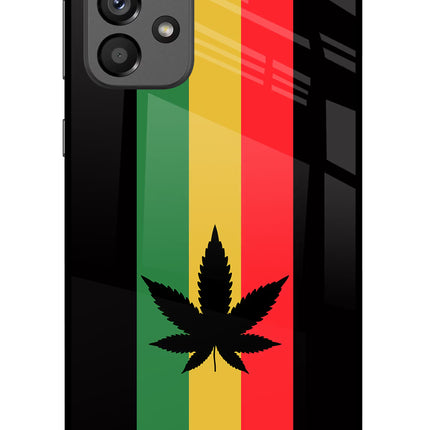 Weed Flag Samsung A73 5G Glass Case