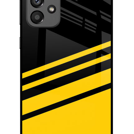 Yellow Shades Samsung A73 5G Glass Case