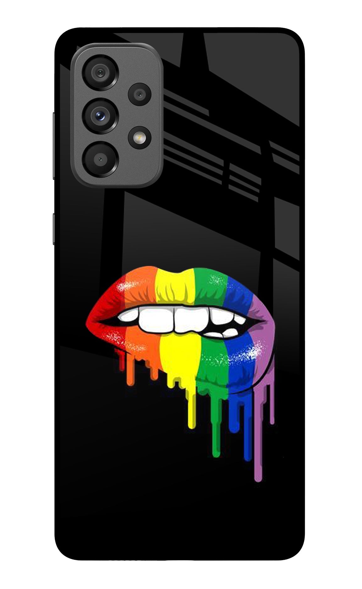 Lips Biting Samsung A73 5G Back Cover