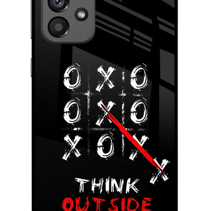 Think out of the BOX Samsung A73 5G Glass Case Back Cover by Casekaro