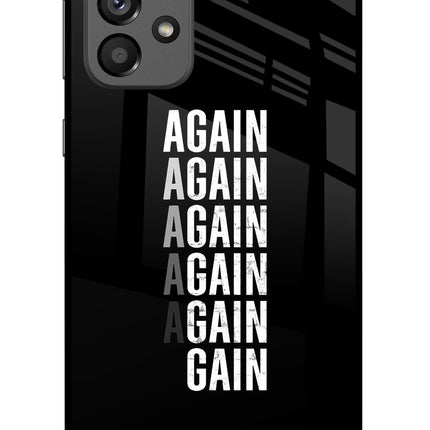 Again Again Gain Samsung A73 5G Glass Case