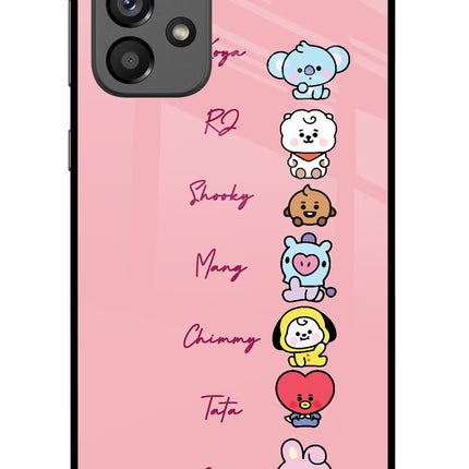 BTS names Samsung A73 5G Glass Case