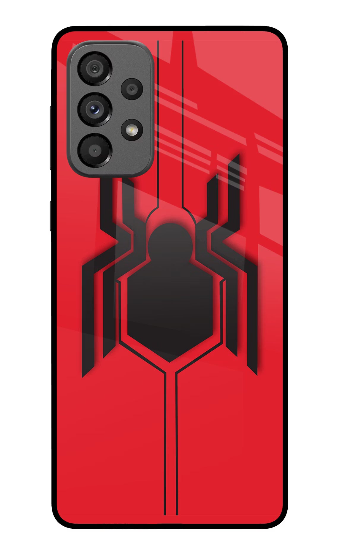 Spider Samsung A73 5G Glass Case Back Cover by Casekaro