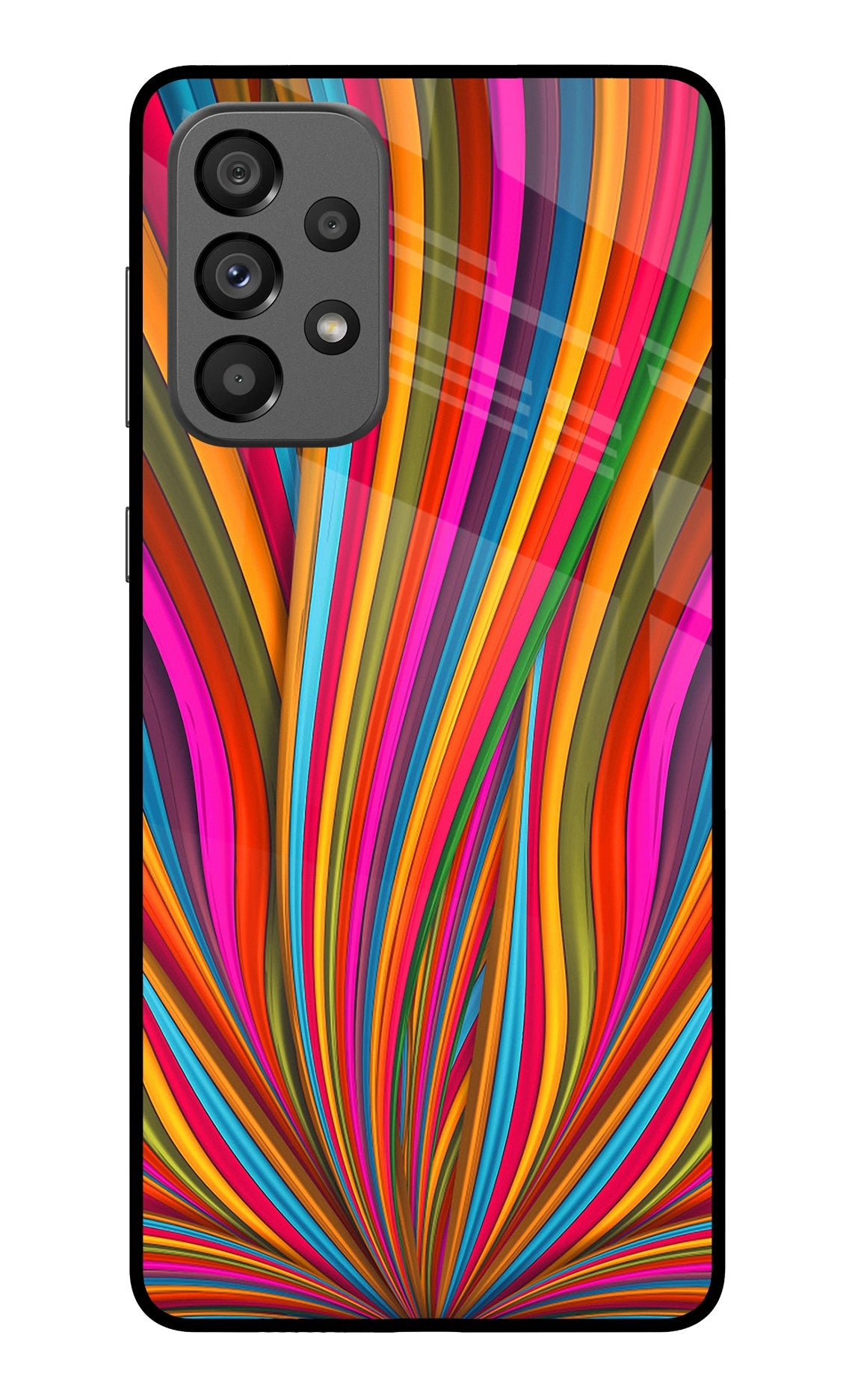 Trippy Wavy Samsung A73 5G Back Cover