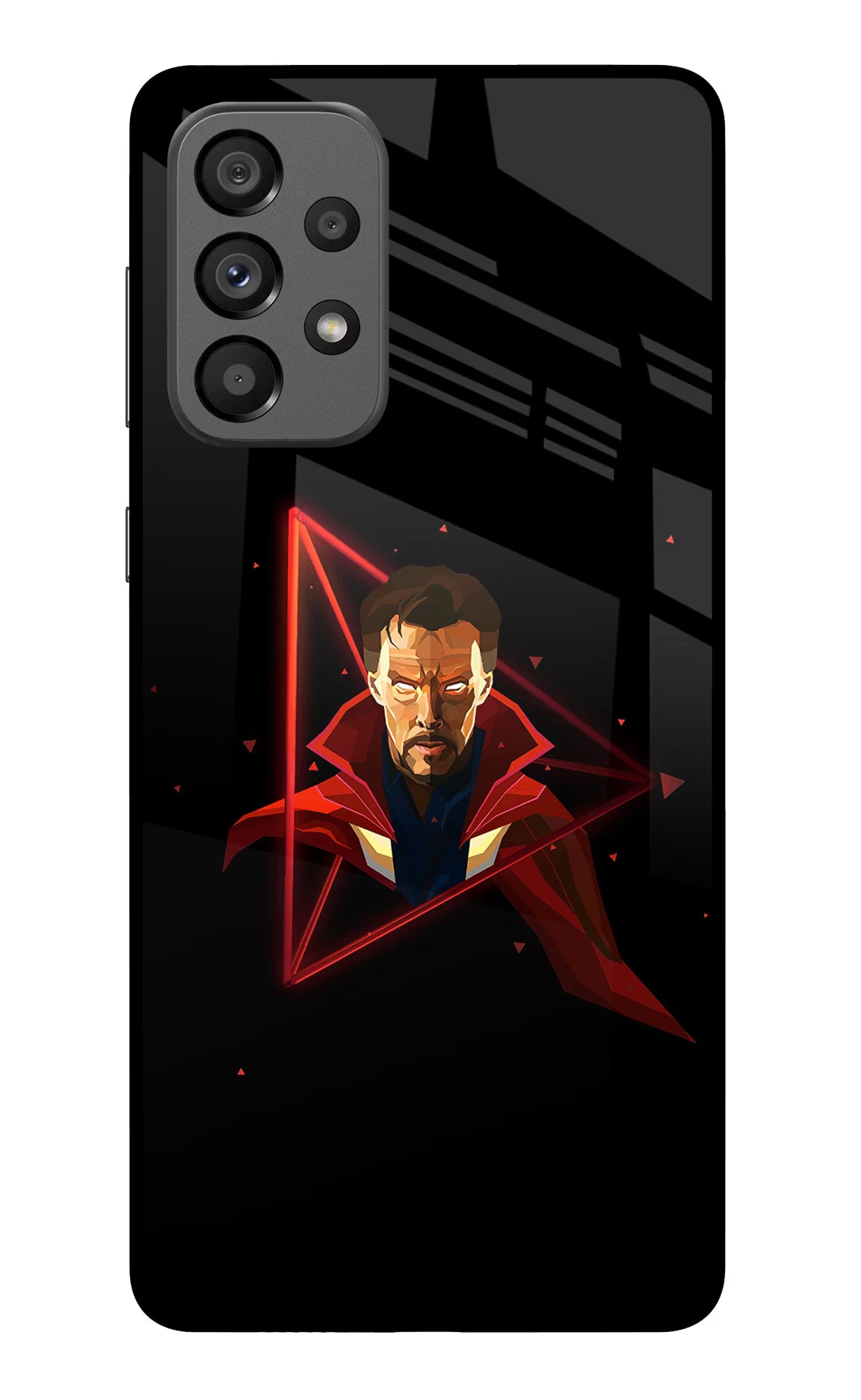 Doctor Ordinary Samsung A73 5G Glass Case Back Cover by Casekaro