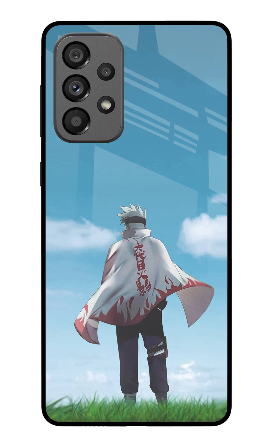 Kakashi Samsung A73 5G Back Cover, Glass case