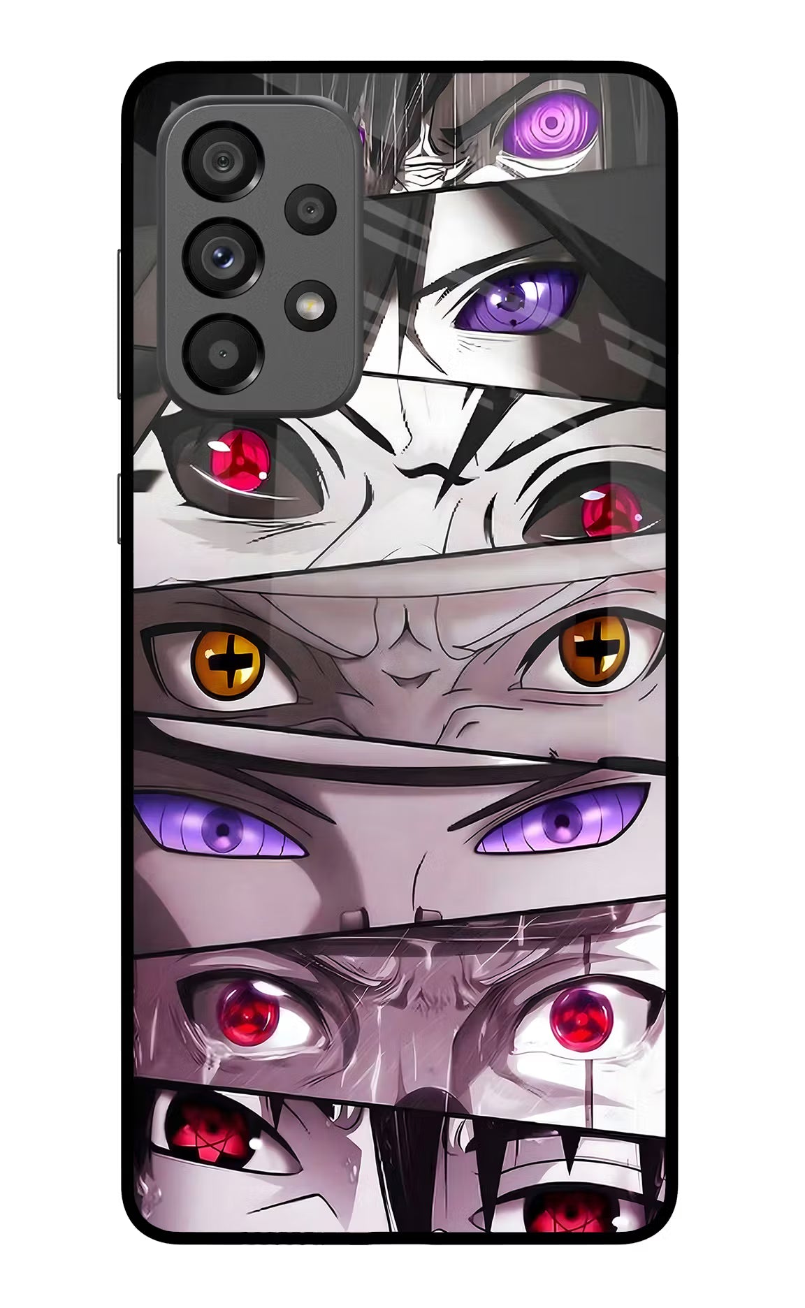 Naruto Anime Samsung A73 5G Glass Case Back Cover by Casekaro