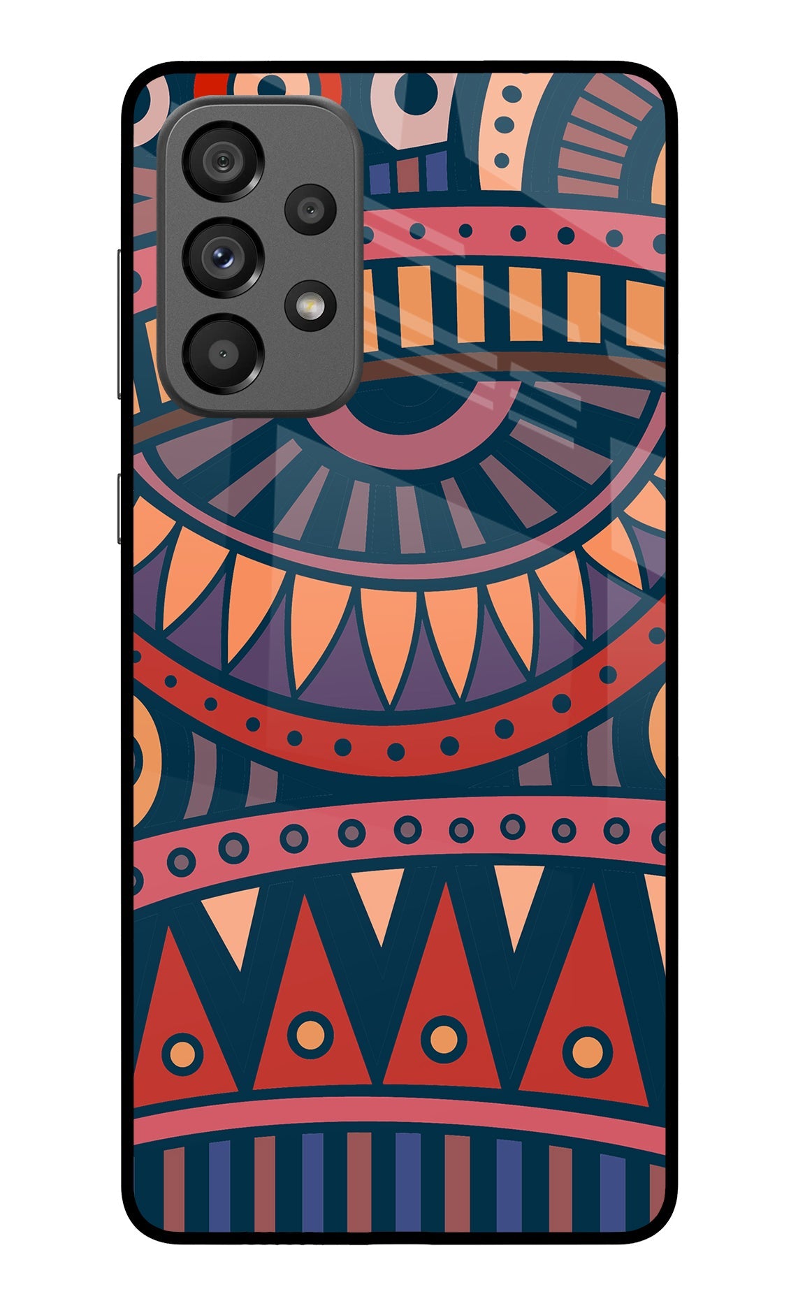 African Culture Design Samsung A73 5G Glass Case