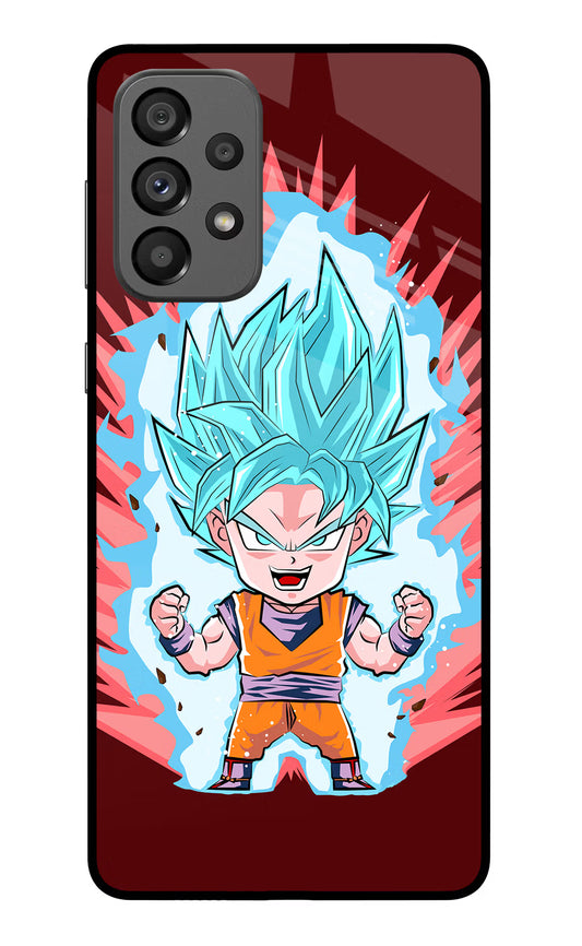 Goku Little Samsung A73 5G Glass Case