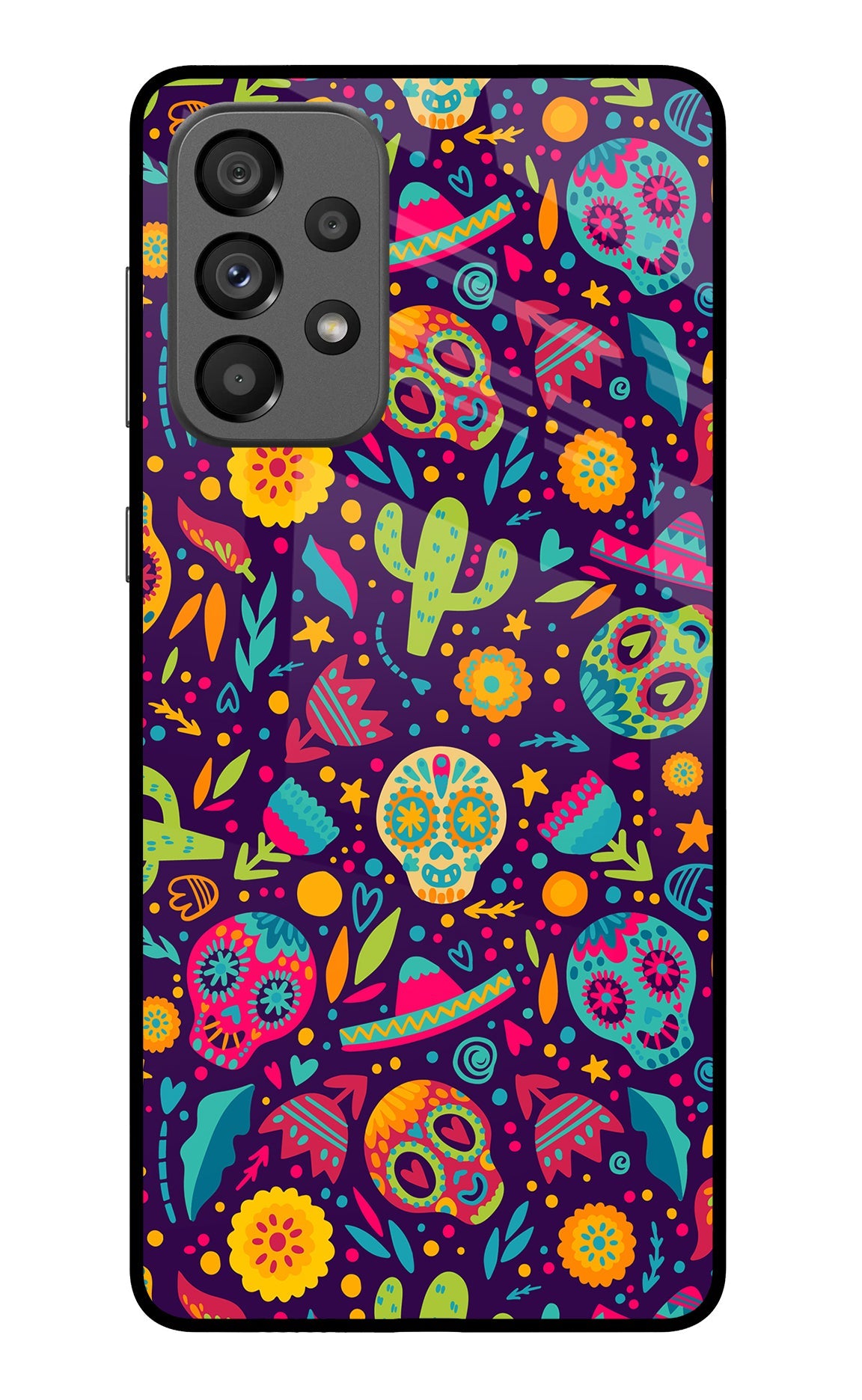 Mexican Design Samsung A73 5G Glass Case