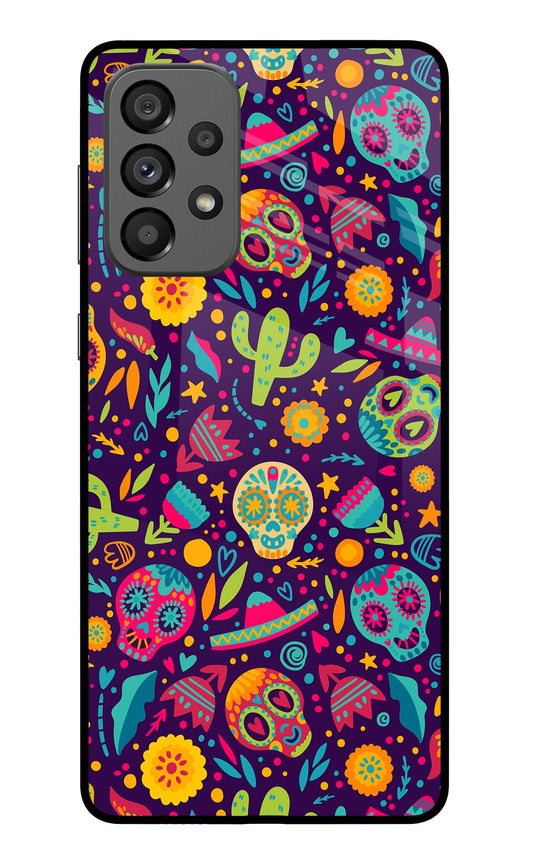 Mexican Design Samsung A73 5G Glass Case