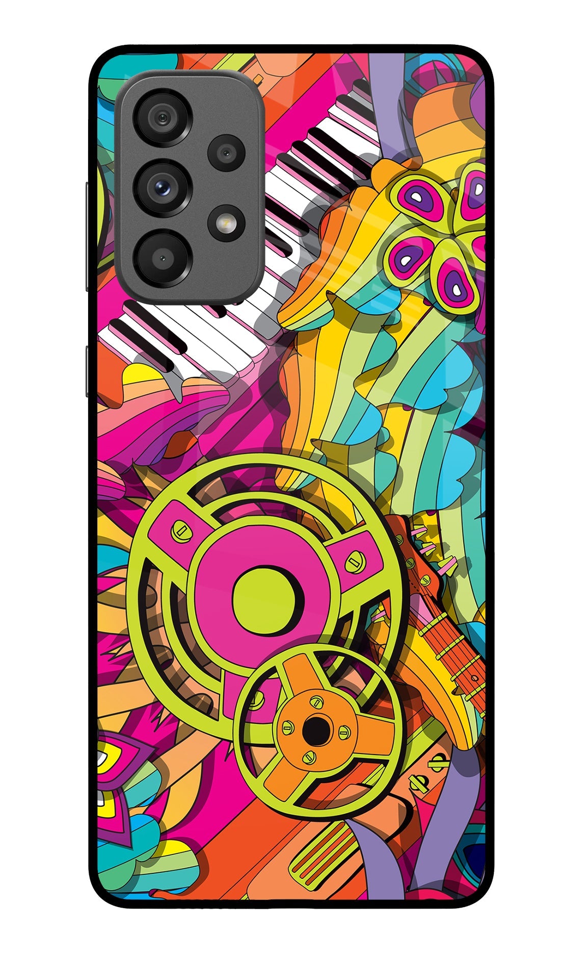 Music Doodle Samsung A73 5G Back Cover