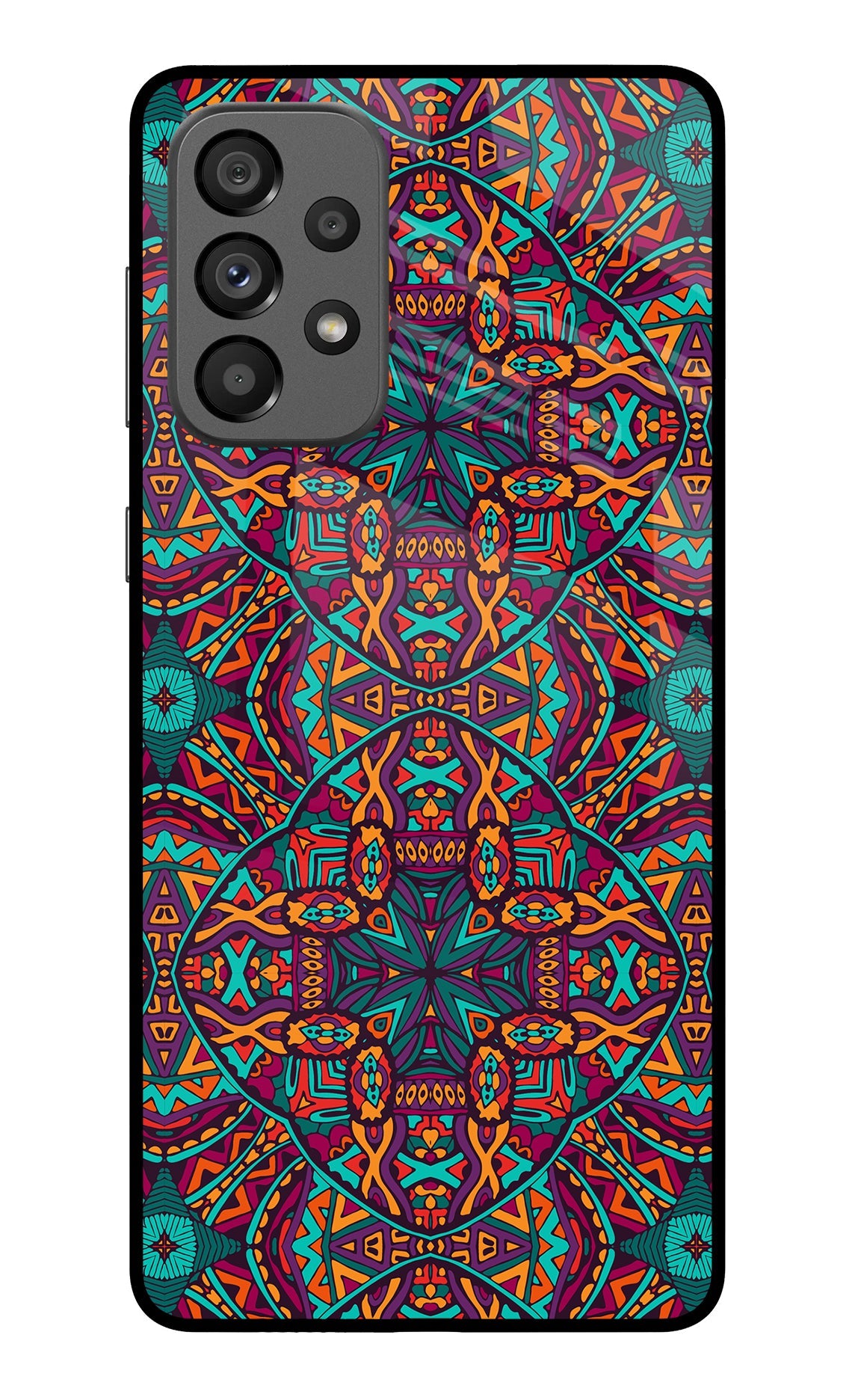 Colour Mandala Samsung A73 5G Glass Case