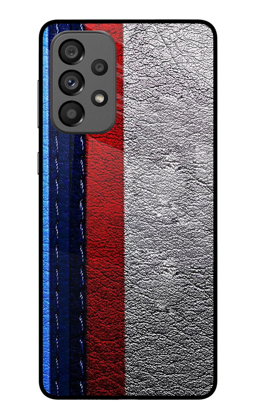 BMW Stripes Samsung A73 5G Glass Case