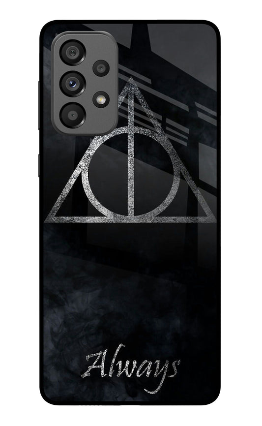 Deathly Hallows Samsung A73 5G Glass Case