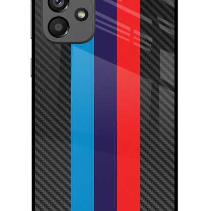 BMW Stripes Pattern Samsung A73 5G Glass Case