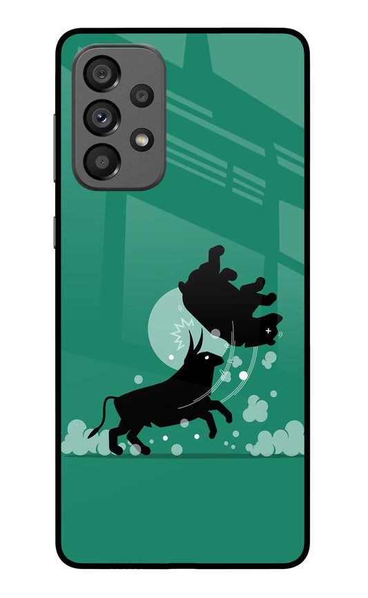 Bull Conqueror Samsung A73 5G Glass Case