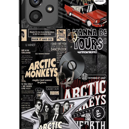 Arctic Monkeys Samsung A73 5G Glass Case Back Cover by Casekaro
