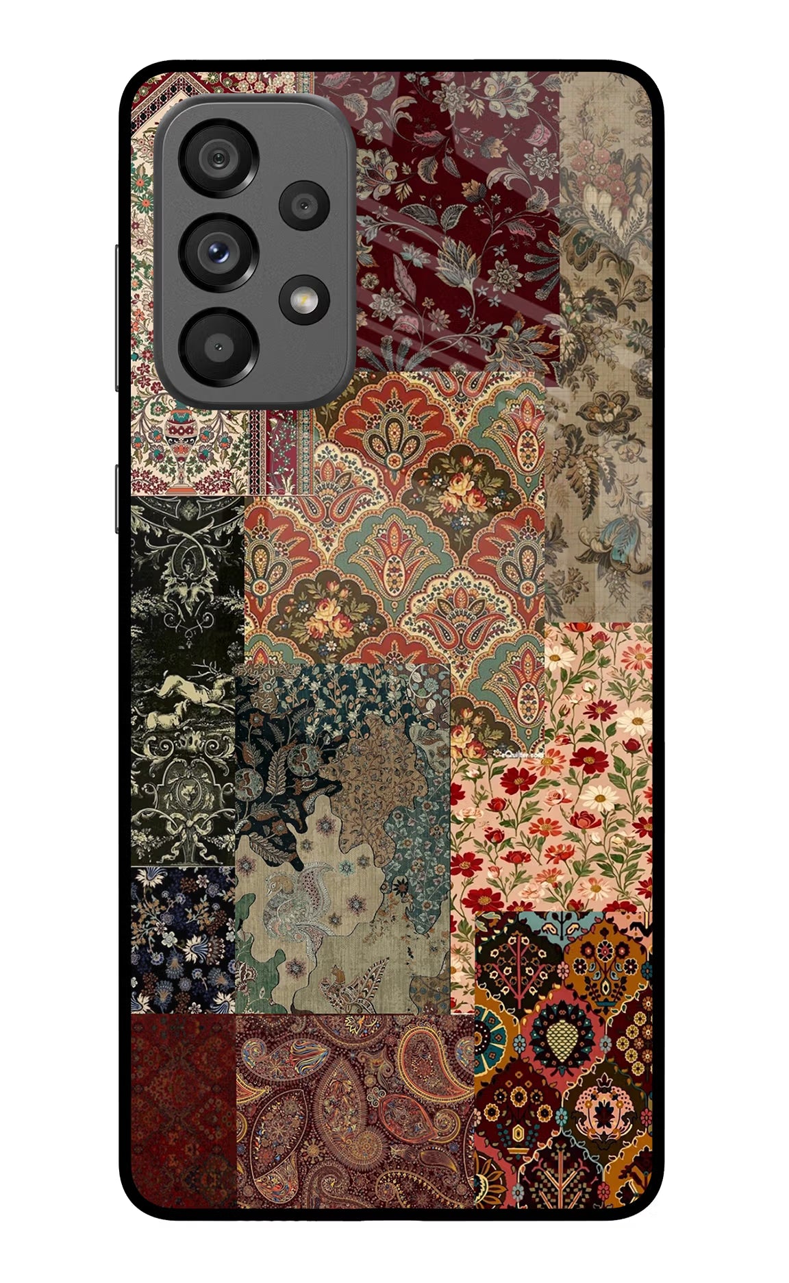 Desi Print Samsung A73 5G Glass Case