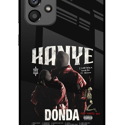 Donda Kanye West Samsung A73 5G Glass Case Back Cover by Casekaro