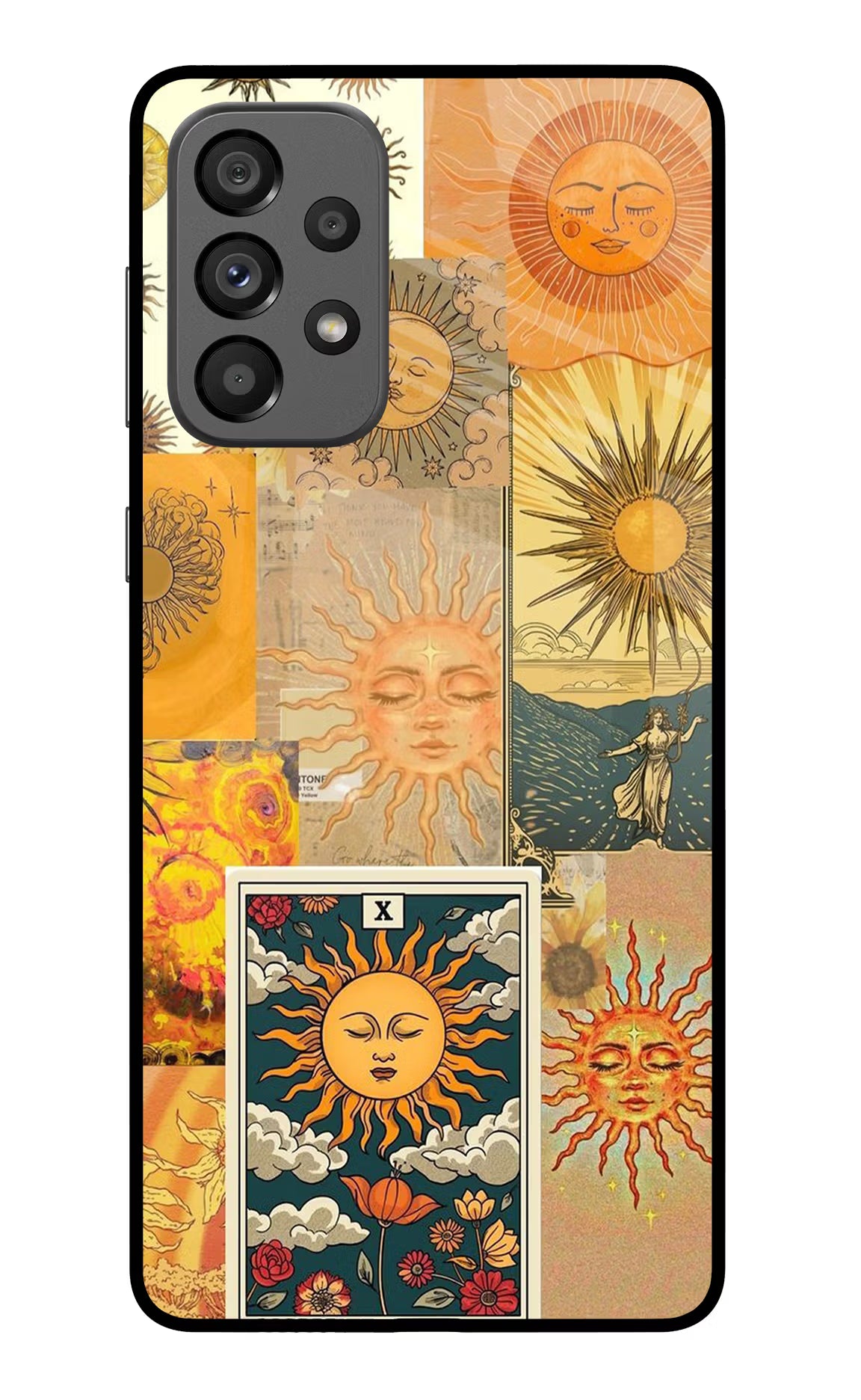 Sun Samsung A73 5G Glass Case