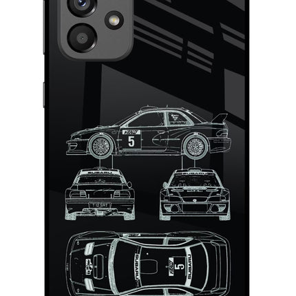 WRC'99 Samsung A73 5G Glass Case Back Cover by Casekaro